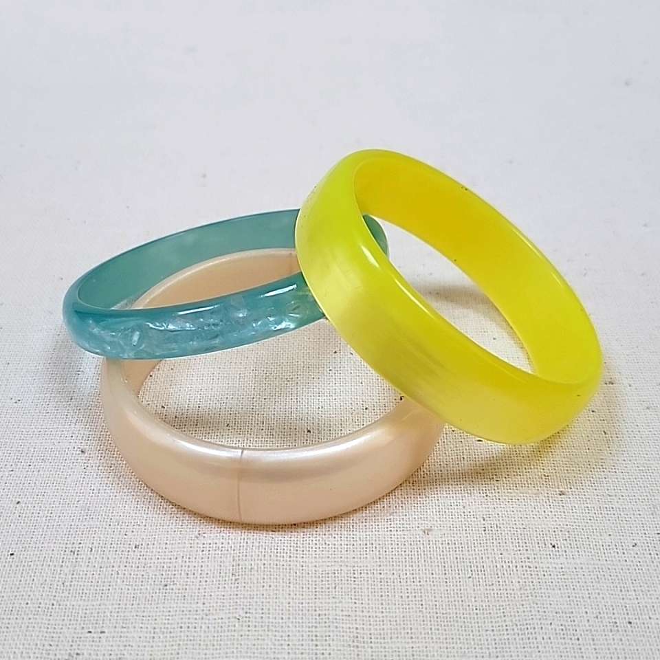 Vintage Set Of Three Bangles